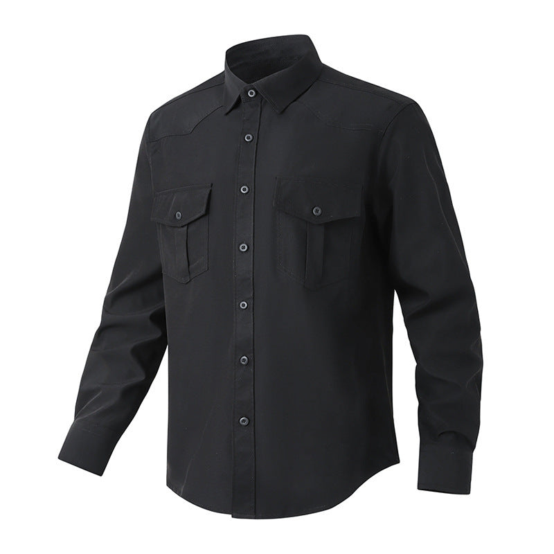 Mens Casual Long Sleeve Shirt