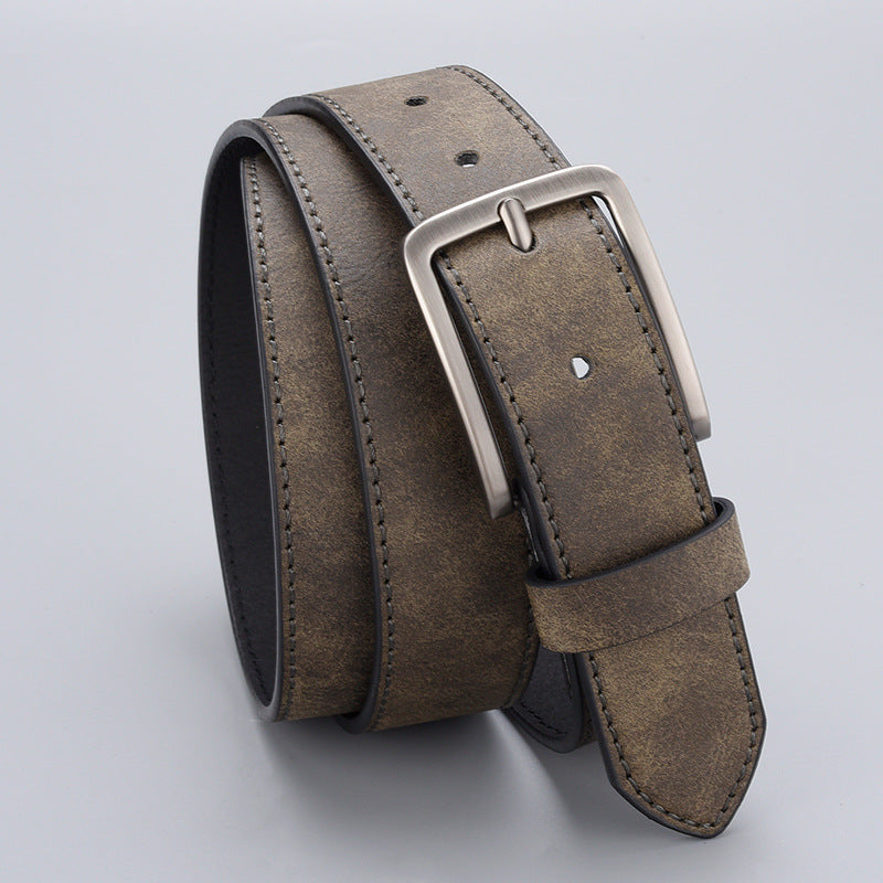 Mens Casual Pin Buckle Leather Belts