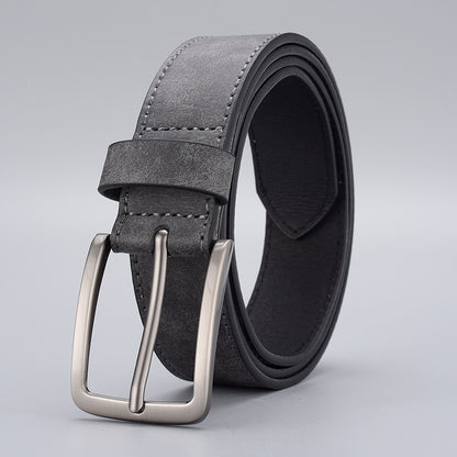 Mens Casual Pin Buckle Leather Belts