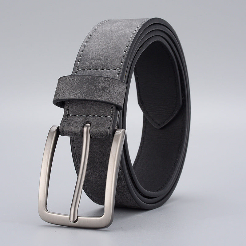 Mens Casual Pin Buckle Leather Belts
