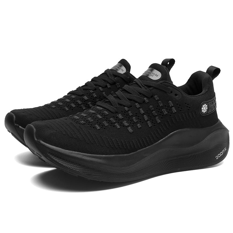 Mens Casual Running Shoes Thick Sole Breathable
