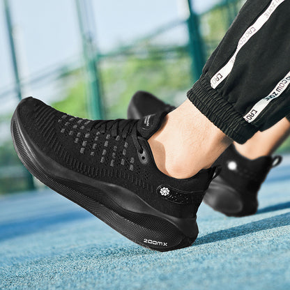 Mens Casual Running Shoes Thick Sole Breathable