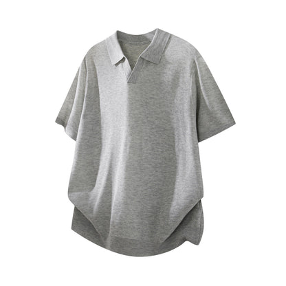 Mens Casual Short Sleeve Polo Shirt