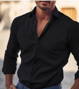 Mens Casual Short Sleeve Shirt