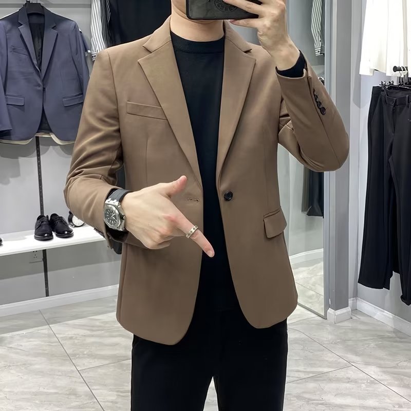 Mens Casual Slim Fit Blazer