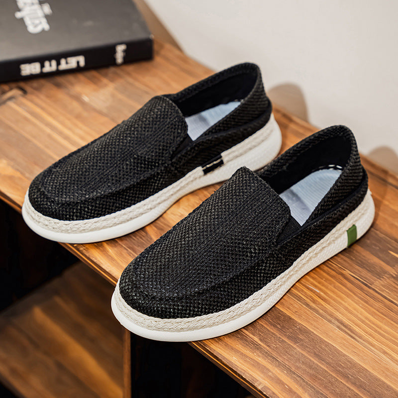 Mens Casual Slip On Cloth Shoes