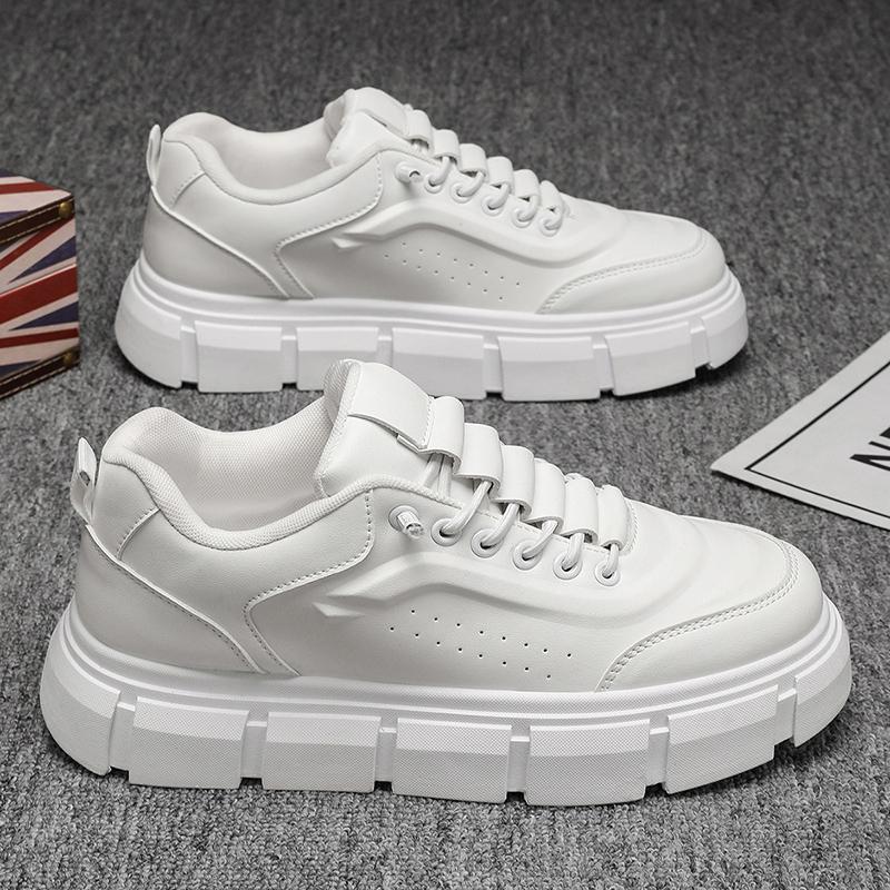 Mens Casual Sneakers Comfortable Thick Sole