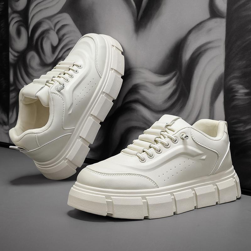 Mens Casual Sneakers Comfortable Thick Sole