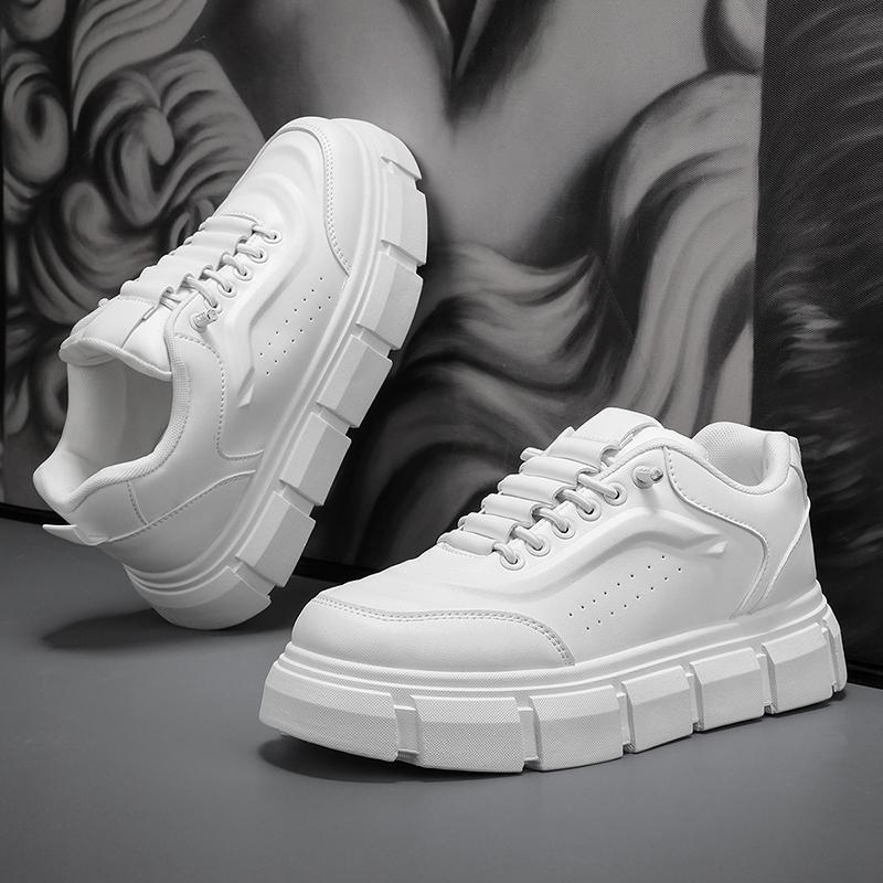 Mens Casual Sneakers Comfortable Thick Sole