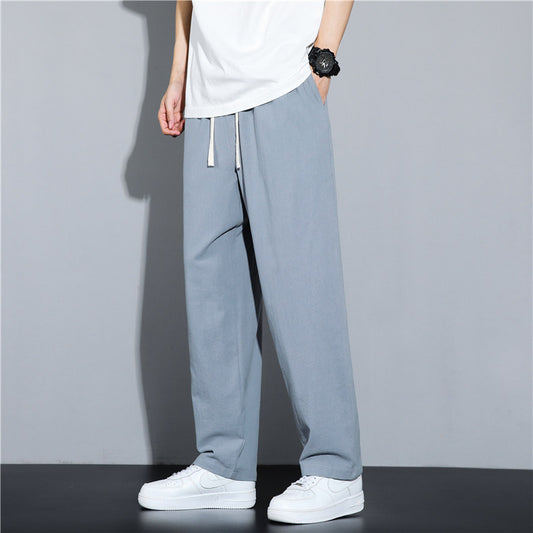 Mens Casual Straight Leg Pants