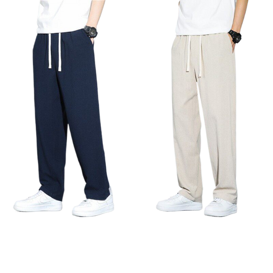 Mens Casual Straight Leg Pants