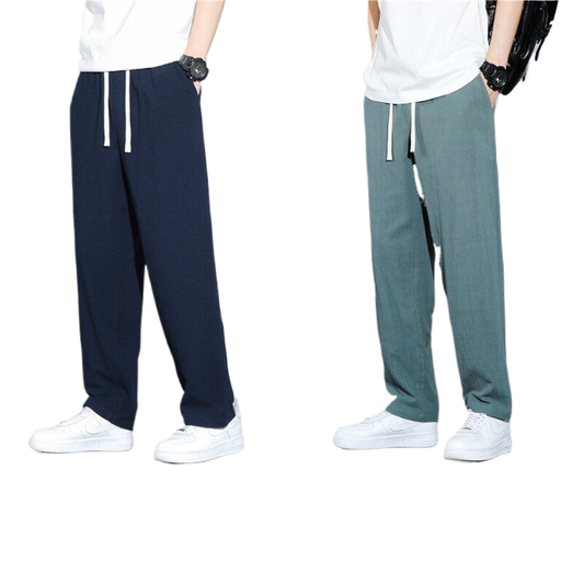 Mens Casual Straight Leg Pants