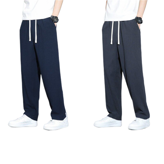 Mens Casual Straight Leg Pants