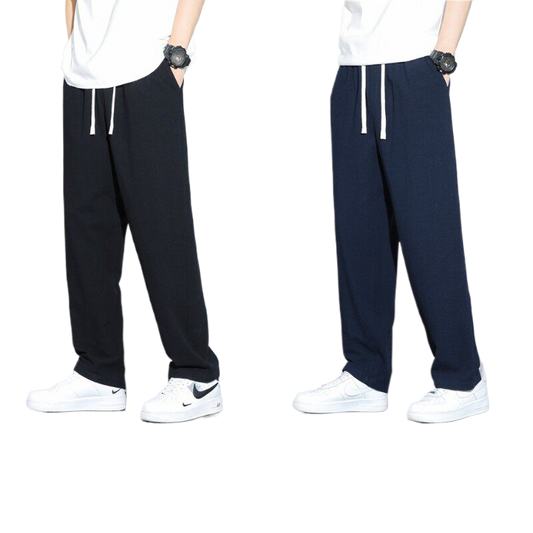 Mens Casual Straight Leg Pants