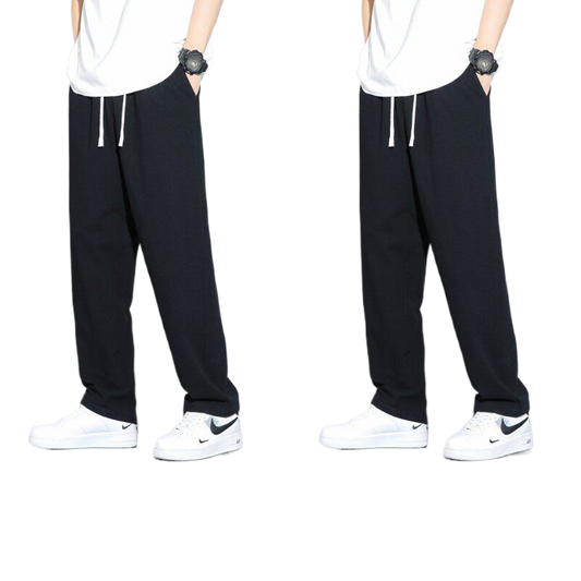 Mens Casual Straight Leg Pants