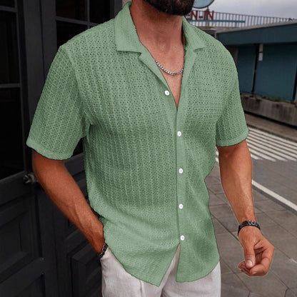 Mens Casual Striped Shirt
