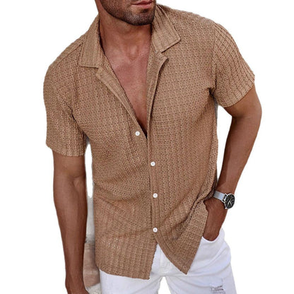 Mens Casual Striped Shirt