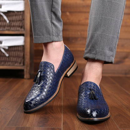 Mens Casual Tassel Loafers Slip On Shoes