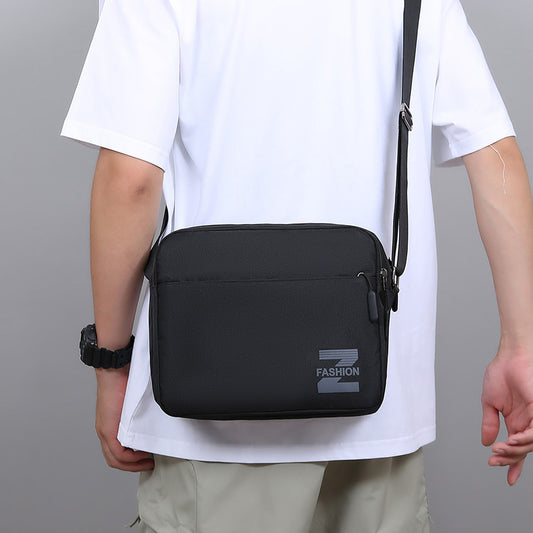 Mens Casual Waterproof Crossbody Bag with Large Capacity