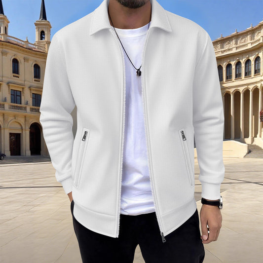 Mens Casual Zippered Jacket