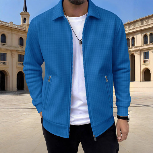 Mens Casual Zippered Jacket