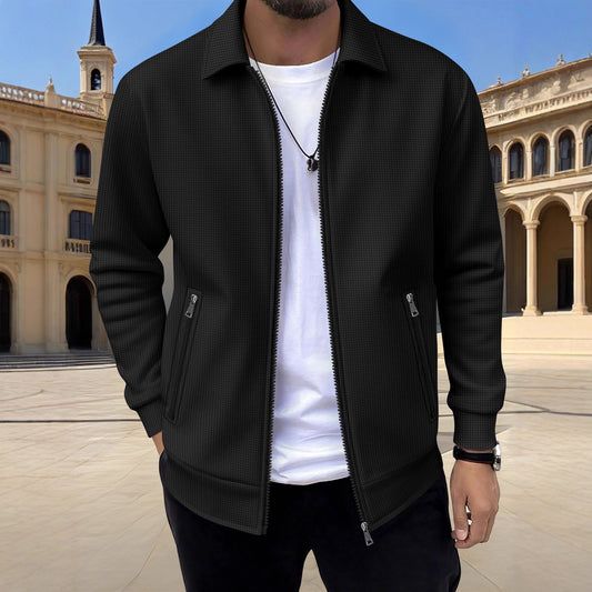 Mens Casual Zippered Jacket