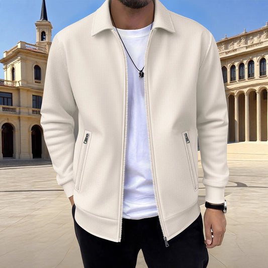 Mens Casual Zippered Jacket