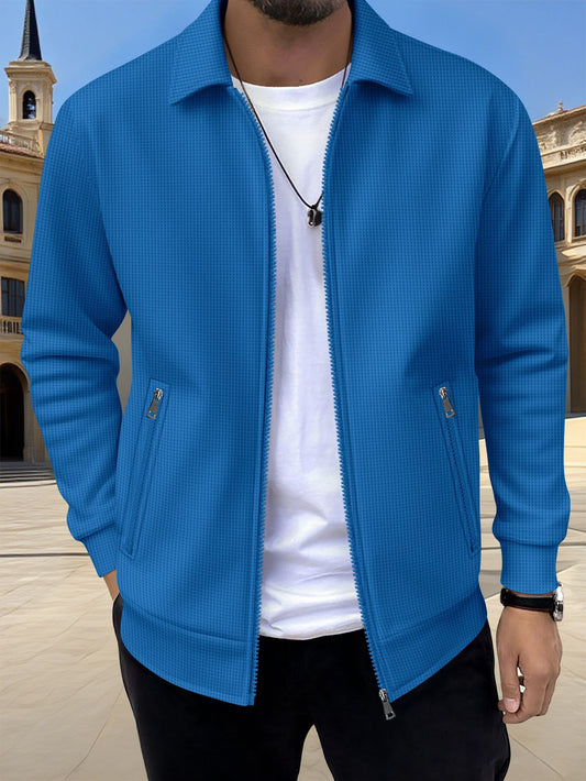 Mens Casual Zippered Jacket
