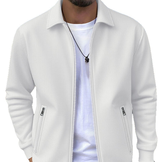 Mens Casual Zippered Jacket