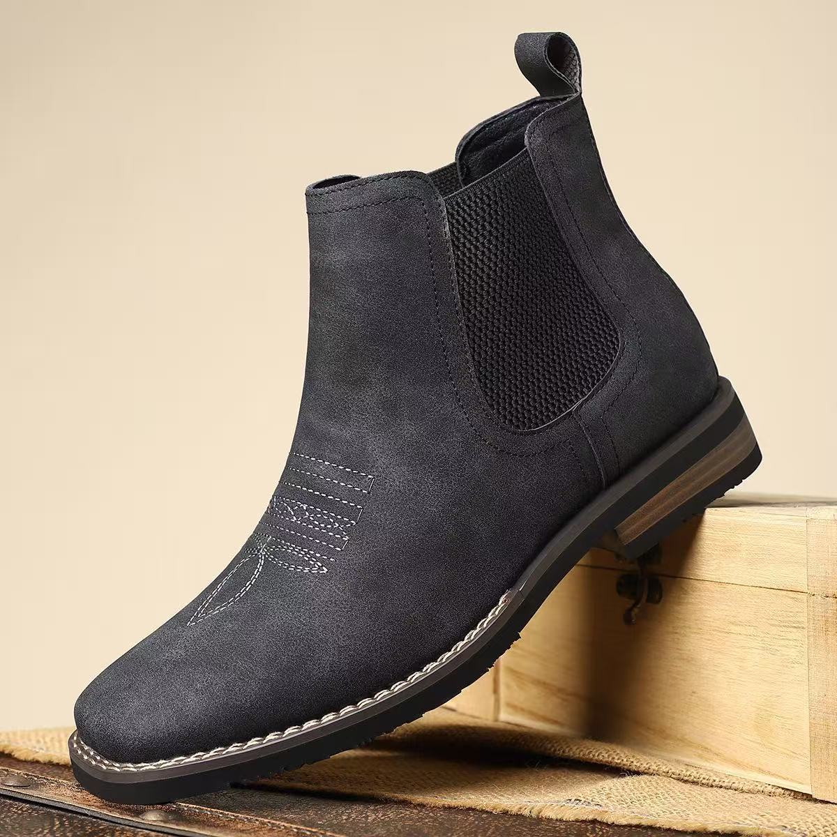 Mens Chelsea Mid-Calf Boots