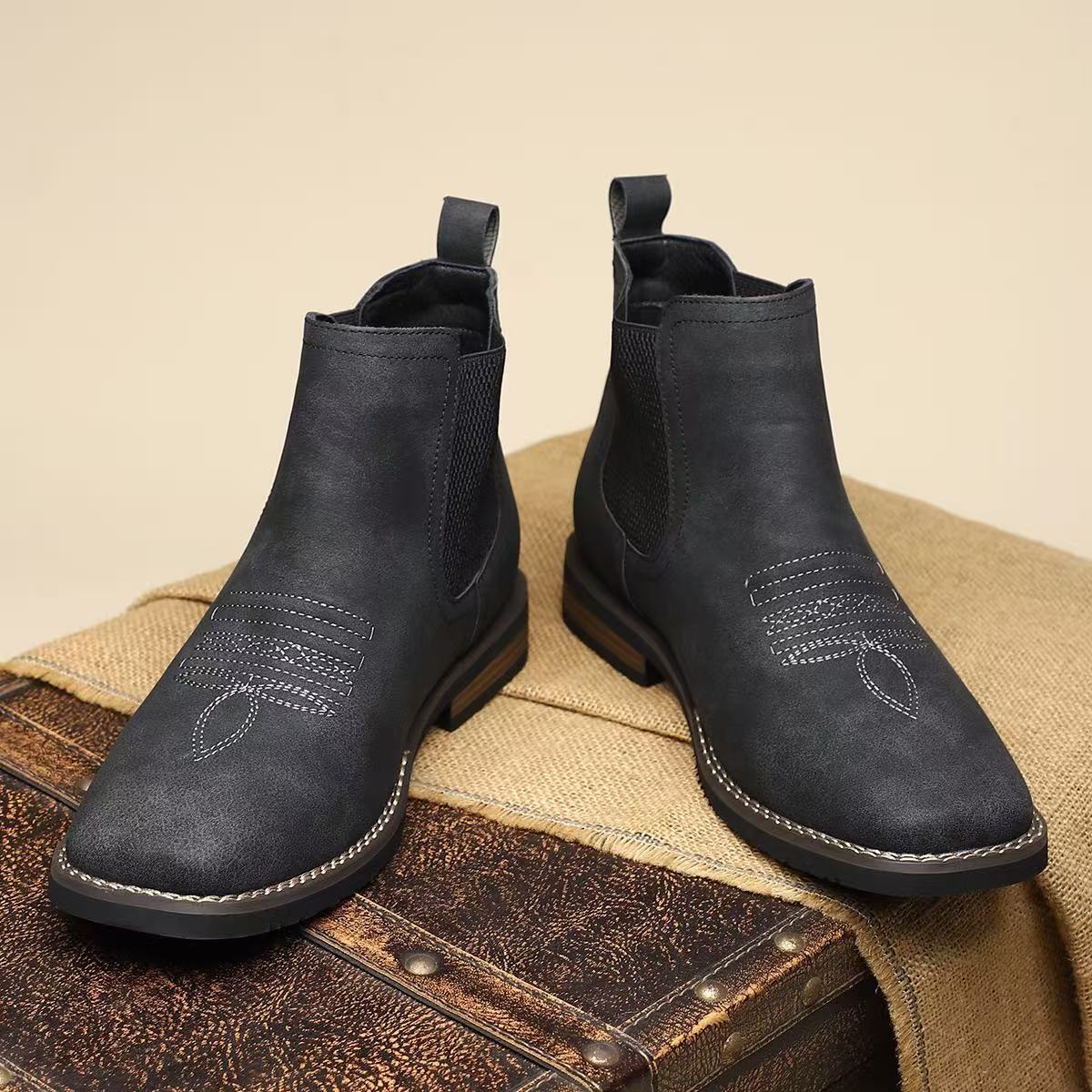 Mens Chelsea Mid-Calf Boots