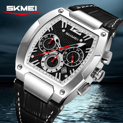 Mens Chronograph Quartz Watch Waterproof Luminous