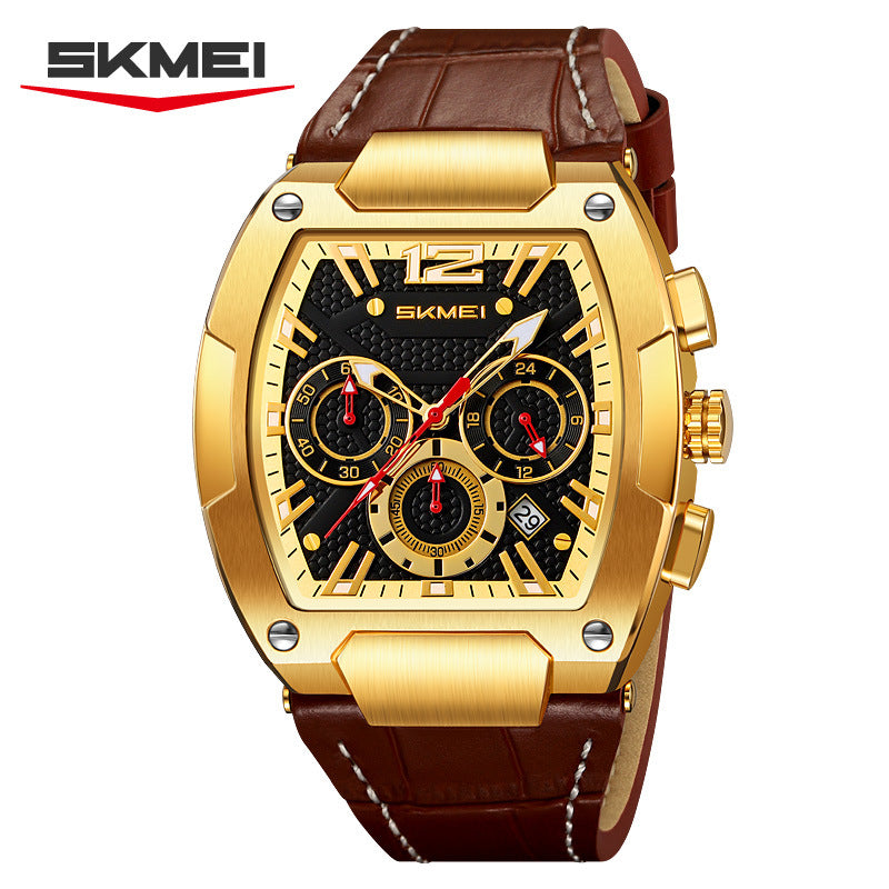 Mens Chronograph Quartz Watch Waterproof Luminous