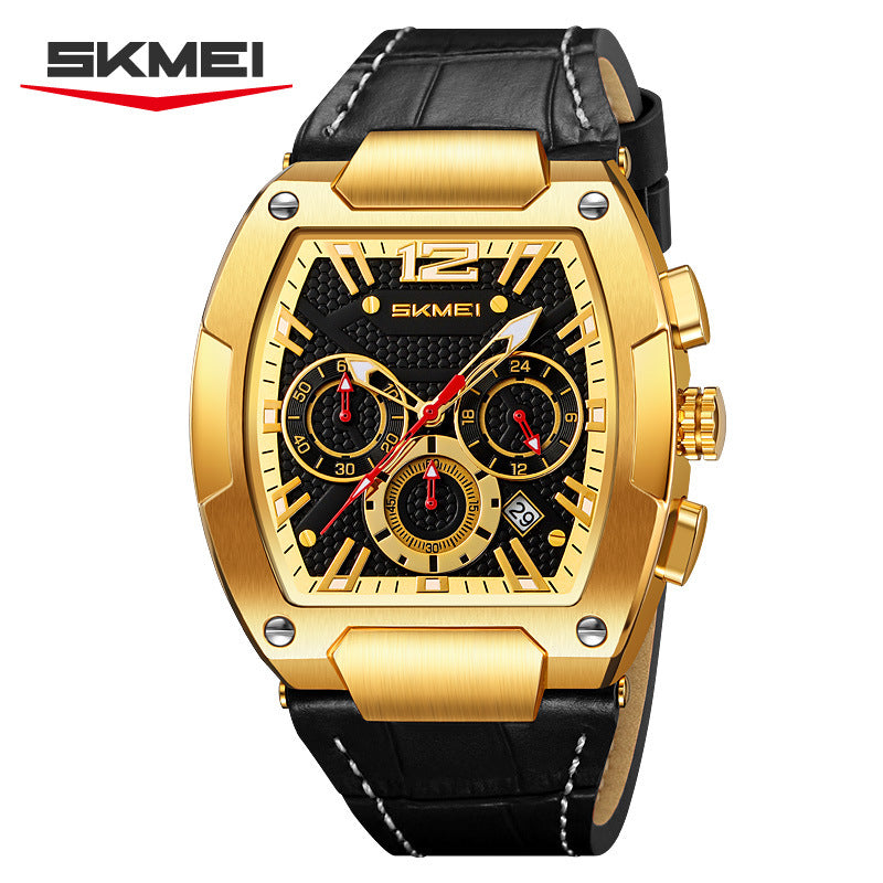Mens Chronograph Quartz Watch Waterproof Luminous