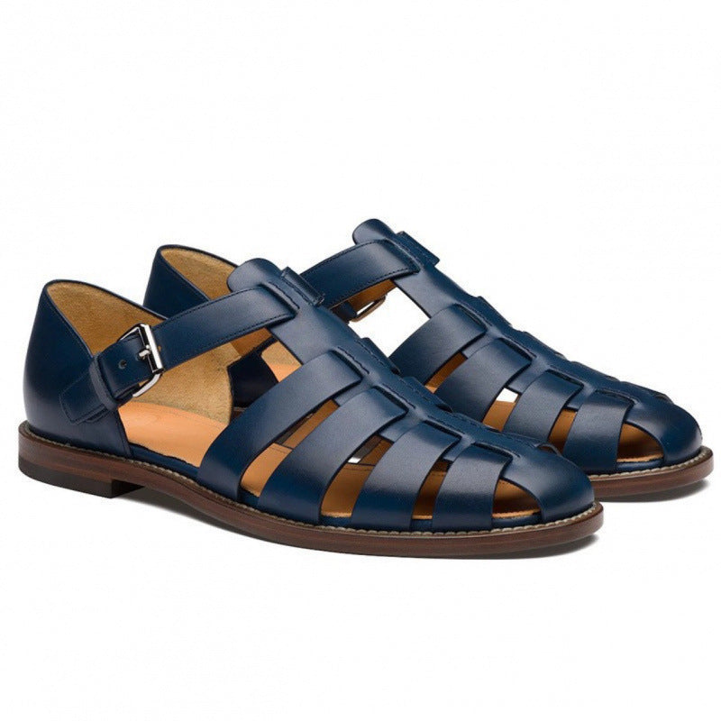 Mens Closed Toe Roman Sandals