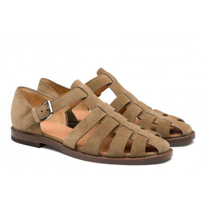 Mens Closed Toe Roman Sandals