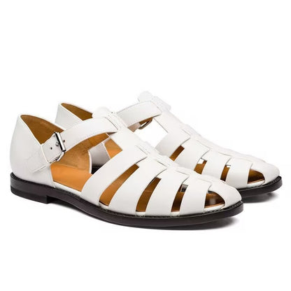 Mens Closed Toe Roman Sandals