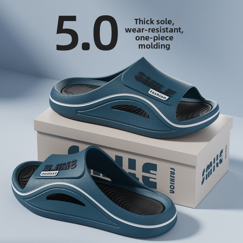 Mens Comfortable Non-Slip PVC Slippers