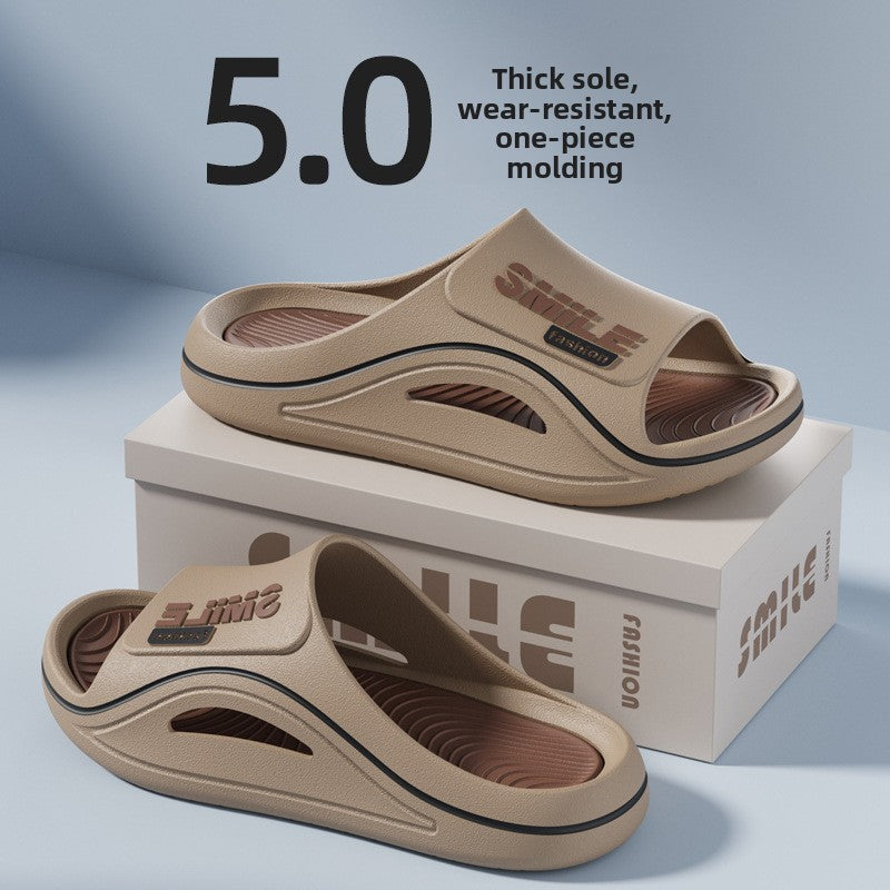 Mens Comfortable Non-Slip PVC Slippers