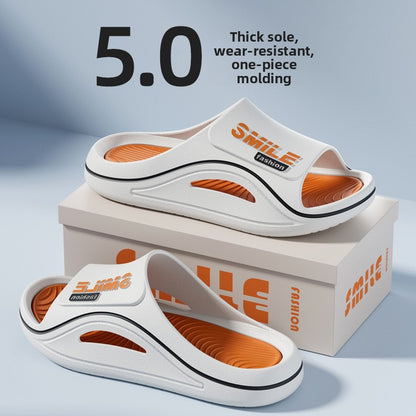 Mens Comfortable Non-Slip PVC Slippers