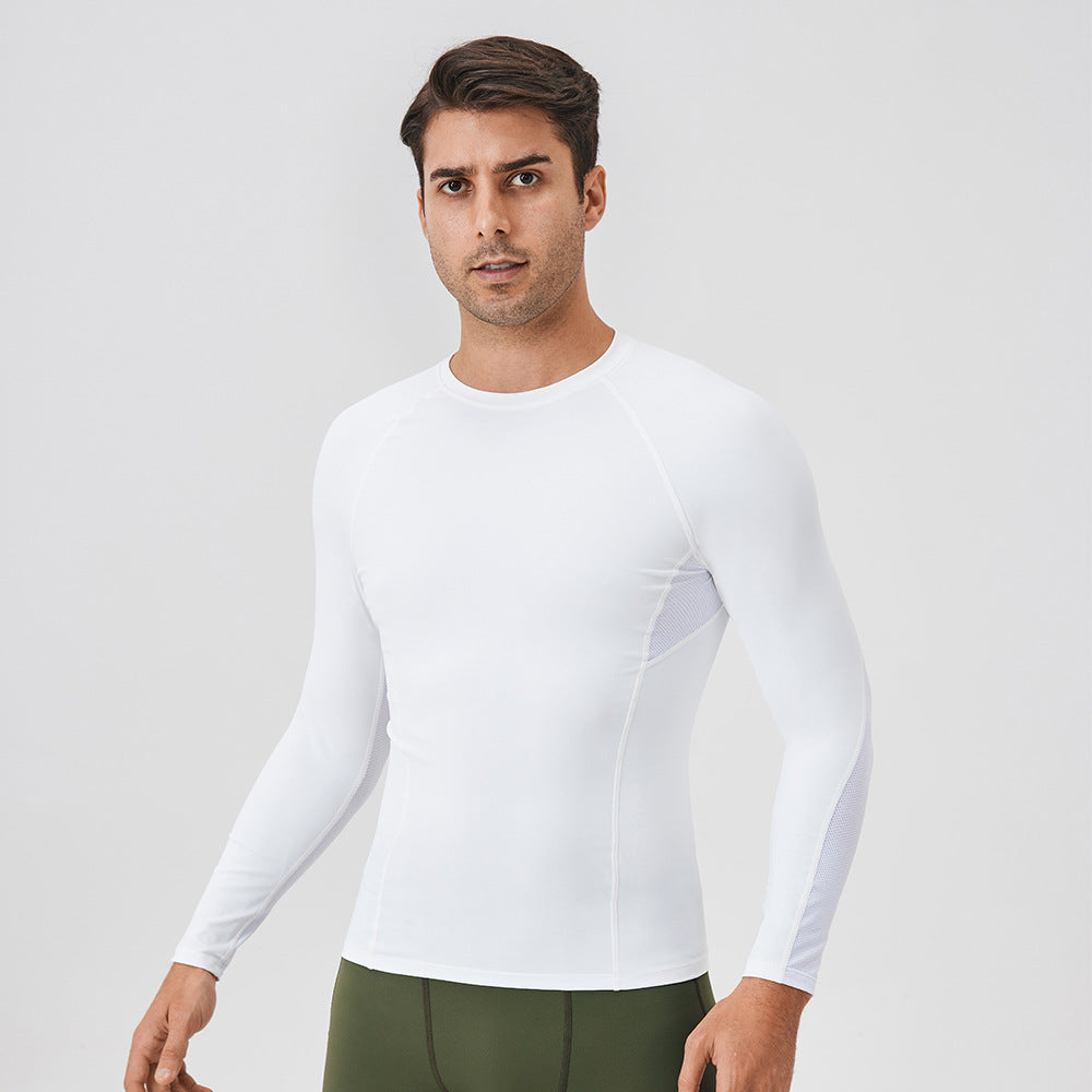 Mens Compression Fitness Long Sleeve Shirt