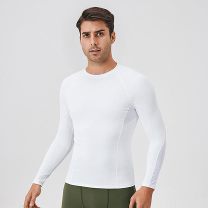 Mens Compression Fitness Long Sleeve Shirt