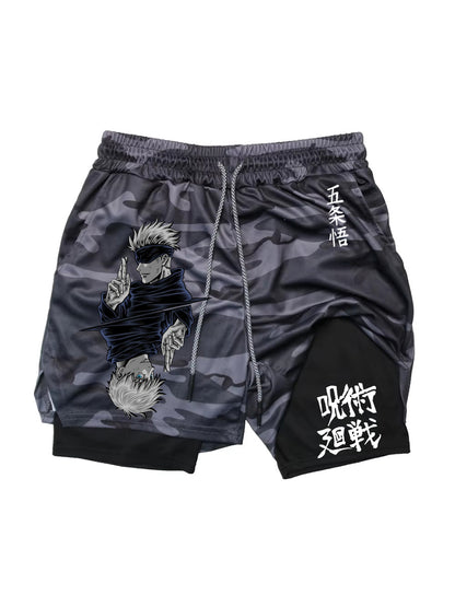 Mens Compression Sport Shorts Quick Dry Gym Shorts