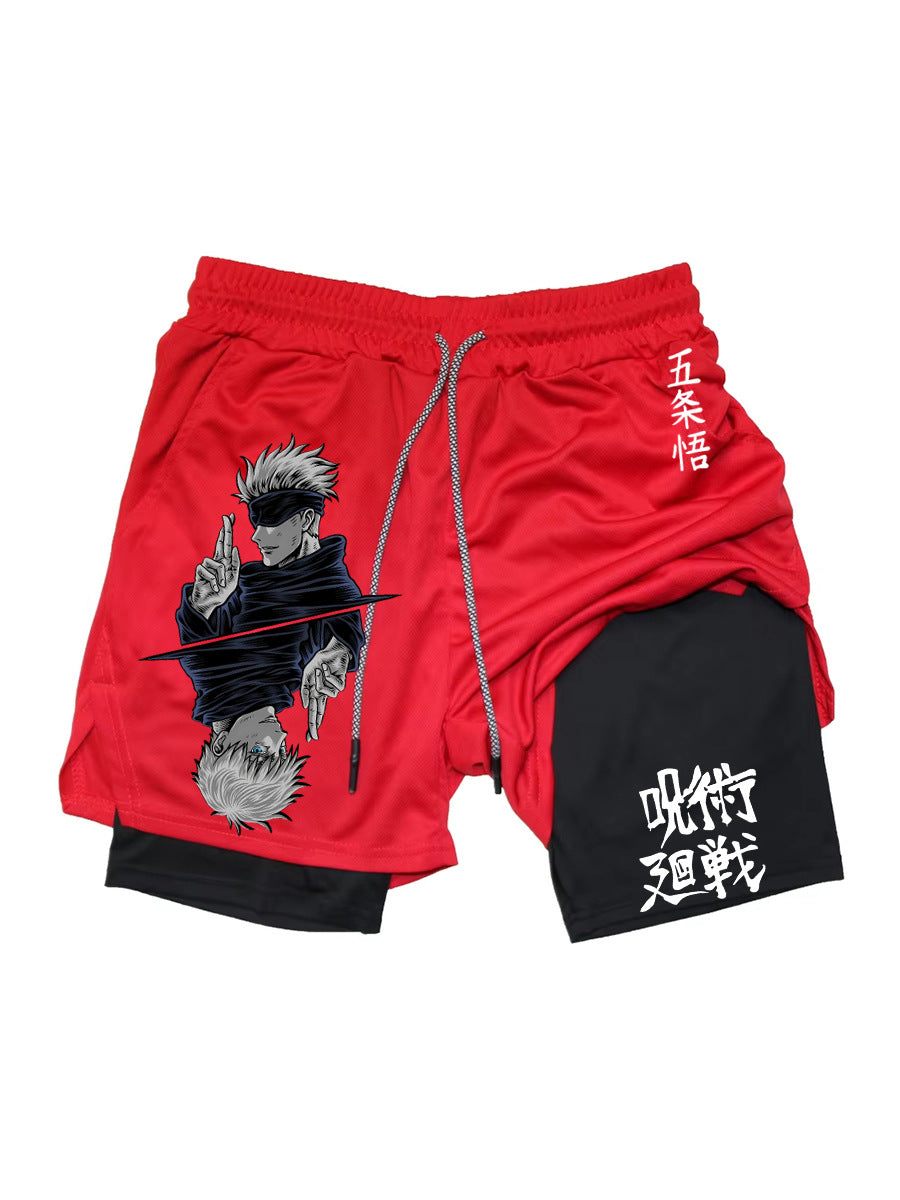 Mens Compression Sport Shorts Quick Dry Gym Shorts
