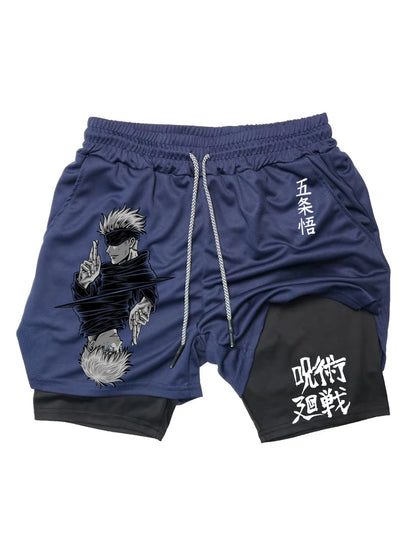 Mens Compression Sport Shorts Quick Dry Gym Shorts