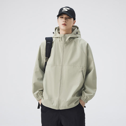 Mens Corduroy Hooded Jacket