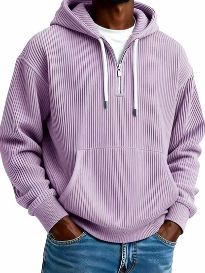 Mens Corduroy Hooded Sweatshirt