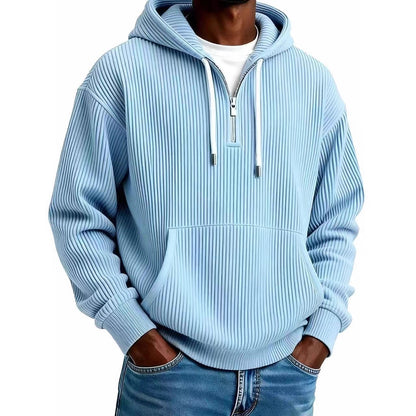 Mens Corduroy Hooded Sweatshirt