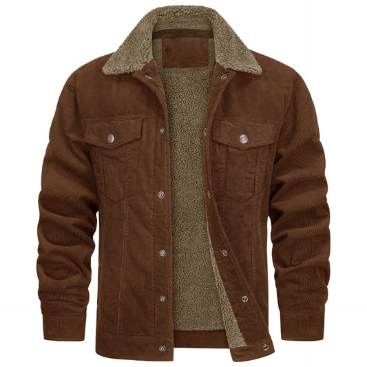 Mens Corduroy Jacket with Wool Liner