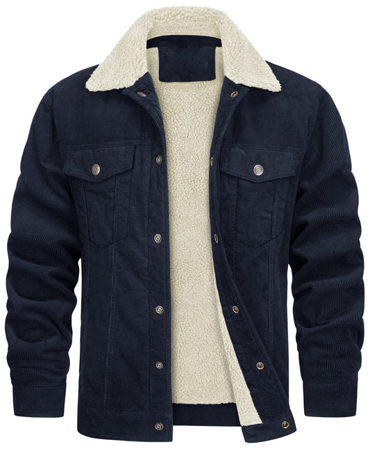 Mens Corduroy Jacket with Wool Liner
